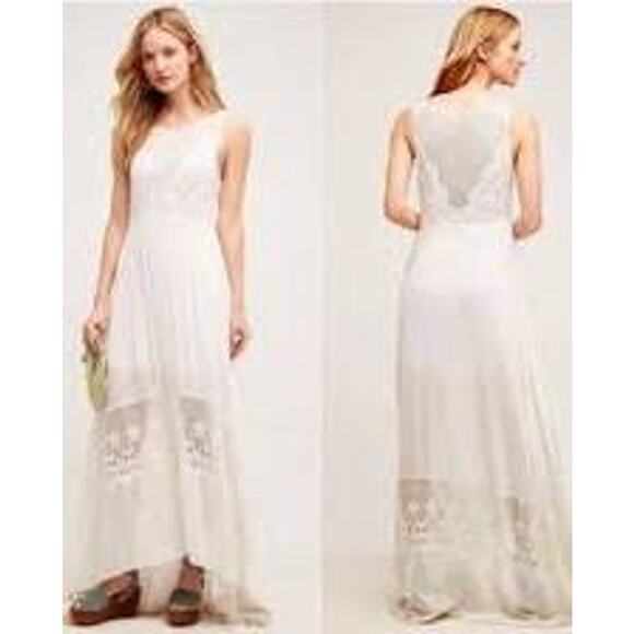 Tracy Reese For Anthropologie  EstanciaHigh Low Maxi Dress - Picture 1 of 15